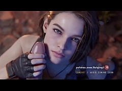 Play MP4 - Jill Valentine handjob