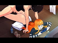 Play MP4 - Petite Redhead is Playing Videogames and Doesn't Notice the BONER Between her Legs - Animation 3D