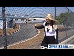 Play MP4 - Cute Blonde Cheerleader Gets Her Tight Pussy Drilled By Stepdad