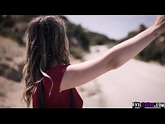 Play MP4 - Kristen Scotts car was broken in the middle of the road and a stranger helped her and to fuck her teen pussy in return&period;