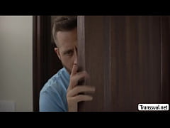 Play MP4 - Lovely Tranny babe analed by horny dudes dick