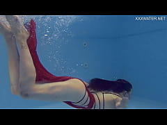 Play MP4 - Perfect titties and ass Marfa swimming naked