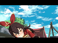 Play MP4 - 'Outride Her' - Genshin Impact Amber x Aether Animation