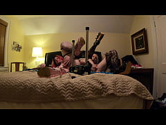 Play MP4 - Trans Kelsey Masters Fucked by Fuck Machine While Bailey Wilde Jerks Off