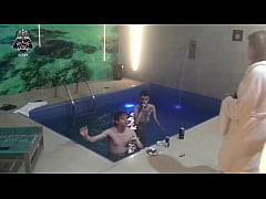 Play MP4 - Threesome with friends in the motel pool Part 3