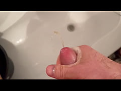 Play MP4 - Cumming in close-up with a massive portion of cum in slow motion &sol; Big Uncut Veiny Cock &sol; Pissing