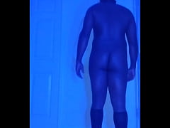 Play MP4 - Returning as needed exercising for free while coming out of the closet about turning bisexual for October gay pride history month in blue