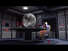 Play MP4 - Hot sex in the space station&excl; Sci-fi hot shemale plays with a sexy girl