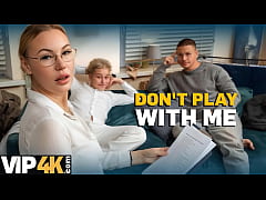 Play MP4 - VIP4K&period; MILF teacher plays a game with 2 students