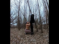 Play MP4 - Topless&comma; Thick Girl Sucks Cock in the Park