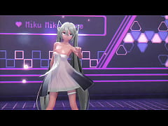 Play MP4 - Hatsune Miku Cynical Night Plan Undress Dance Hentai Small Tits MMD 3D White Hair &lpar;CLIP&rpar;