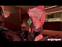 Play MP4 - vrchat a horny mouse girl sucks and fucks a demon e-boy
