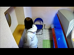 Play MP4 - Hot horny girl while masturbating on the solarium secretly filmed