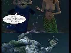 Play MP4 - 3D Comic&colon; Mermaid