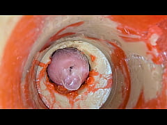 Play MP4 - The camera 4k inside the deep pussy records a huge ejaculation with a stuck condom