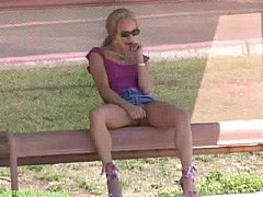 Play MP4 - Kylie Public Bus Stop NUDE FLASH