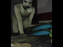 Play MP4 - Horrorporn Zentai alien dark night ghost