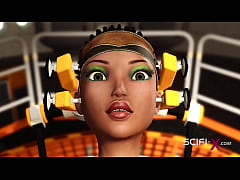 Play MP4 - Fuck me hard&period; Sex with a sci-fi android in the lab