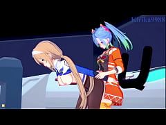 Play MP4 - Az Sainklaus and Mitsuba Greyvalley intense lesbian play and futanari sex&period; - Super Robot Wars 30 Hentai