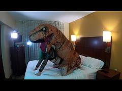Play MP4 - Dinosaur Fucks Goth Crossdresser