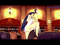Play MP4 - Ikaruga and Katsuragi Bunny Girl intense futanari sex&period; - Senran Kagura Hentai