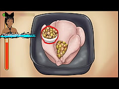 Play MP4 - A Plentiful Thanksgiving - Being kind and helping out with Thanksgiving and they give their thanks with blow jobs