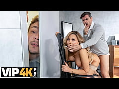 Play MP4 - DEBT4k&period; Busty Mrs&period; Boss solved her debt with her tight pussy and blowjob