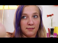 Play MP4 - FakeShooting Blonde teenager is totally bored with big horny old cock