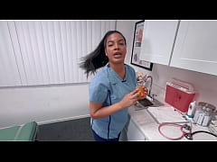 Play MP4 - HOT CURVY LATINA NURSE MAYA FARRELL TAKES A MASSIVE CUM SAMPLE