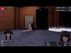 Play MP4 - 【プレイ動画008】白水着JSがマンションのエレベーターでディ〇ド＆聖水放出してたら住人乗ってきて大焦り！秘密のエクスポーズ バレないように露出するマナカさん