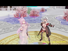 Play MP4 - noVR mmd KoyoriChloe Dance 3d hololive Hentai