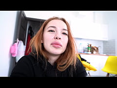 Play MP4 - Red-Haired Beauty's Mind-Blowing Blowjob Positions at Home