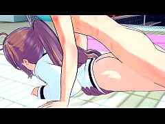 Play MP4 - Maid Mumei gets Serviced until She Squirts herself Dry - Hololive Hentai