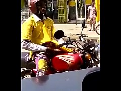 Play MP4 - Brave BBC stroking & nutting in public