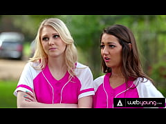Play MP4 - Baseball Sluts Lily Adams And Lily Rader Train Their New Team's Addition To Satisfy Their Pussies