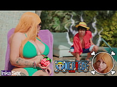 Play MP4 - Cosplay - Nami SUPER TETONA es follada por el capit&aacute;n Luffy dentro de su tripulaci&oacute;n buscando el ONE PIECE&period;
