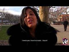 Play MP4 - Sarah 25yo beurette with incredible natural tits&comma; ready to meet with her hard cock idol