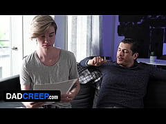 Play MP4 - DadCreep - Cute Stepson Jordan Lake Gets His Bubble Butt Eaten And Drilled By Hot Latino Stepdad
