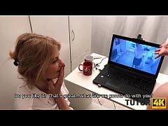 Play MP4 - TUTOR4K&period; Inventive guy manages to seduce tutor during literature lesson