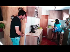 Play MP4 - My stepmother is very sexy when she cooks&comma; I couldn't resist fucking her in the kitchen&period;