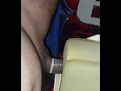 Play MP4 - I fuck the mattress with a condom and ejaculate sperm