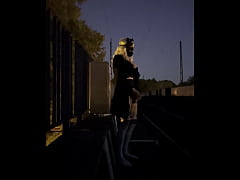 Play MP4 - RISKY MASTURBATING PUBLIC TRAM BUS SHEMALE EXHIBITIONIST