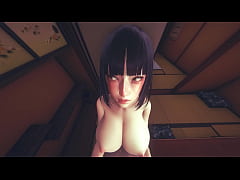 Play MP4 - POV Hinata Hyuga se aprovecha de su sensual cuerpo para que me la folle