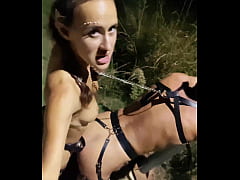 Play MP4 - Big Strapon Teen Girl pegging Teen Guy&comma; wearing fetish straps&comma; Femdom&comma; Public&comma; BDSM