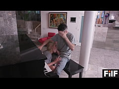 Play MP4 - Horny Stepson Gets Mom To Fuck Him During His Piano Practice