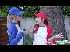 Play MP4 - Taylor Blake&comma; April Snow Softball Diamond Dick Down