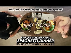 Play MP4 - CMNF Overhead Candid Spaghetti Dinner