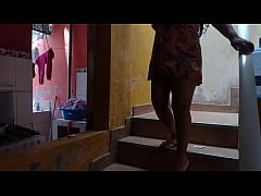 Play MP4 - I walk naked throughout the house and through the patio that overlooks the street before fucking myself with a big dildo