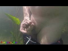Play MP4 - Underwater fun&colon; Gay guy jerks off his foreskin penis in a lake in the mountains&period; &lpar;S&rpar;