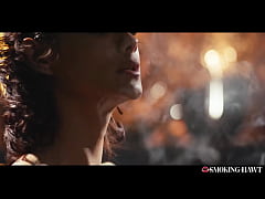 Play MP4 - Veronica Leal Smoking Fetish - Sexy Slim Babe Smokes Cigarette and Strokes Cock